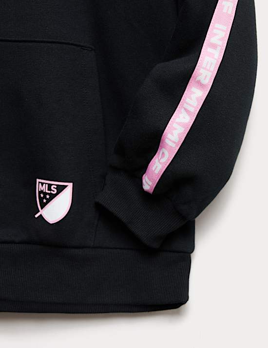 Cotton Rich Inter Miami Graphic Hoodie (6-16 Yrs)