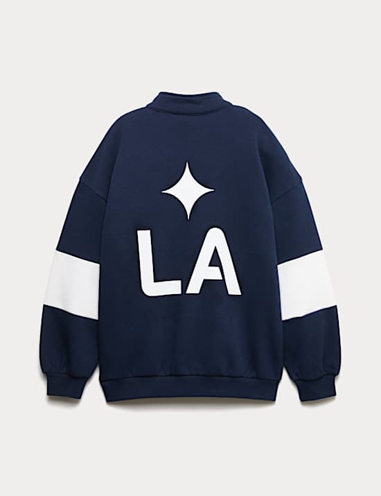 Cotton Rich LA Galaxy Rugby Sweatshirt (6-16 Yrs)