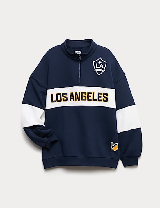 Cotton Rich LA Galaxy Rugby Sweatshirt (6-16 Yrs)