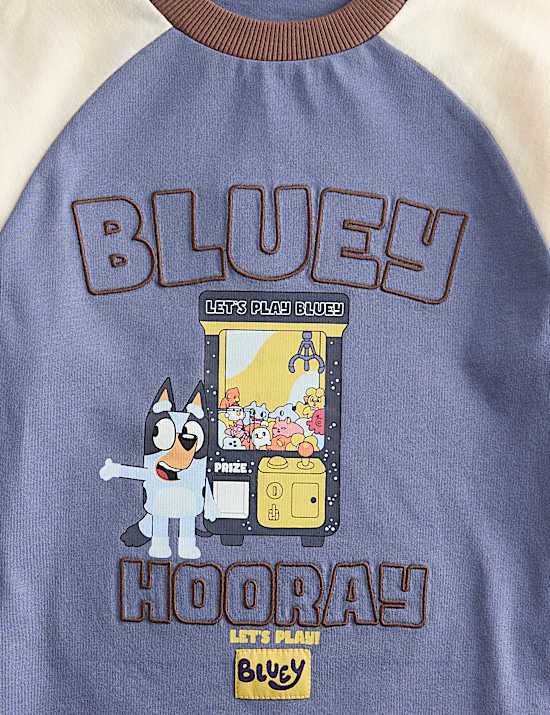 T-Shirt aus reiner Baumwolle mit Bluey&trade;-Motiv (2&ndash;8 Jahre)