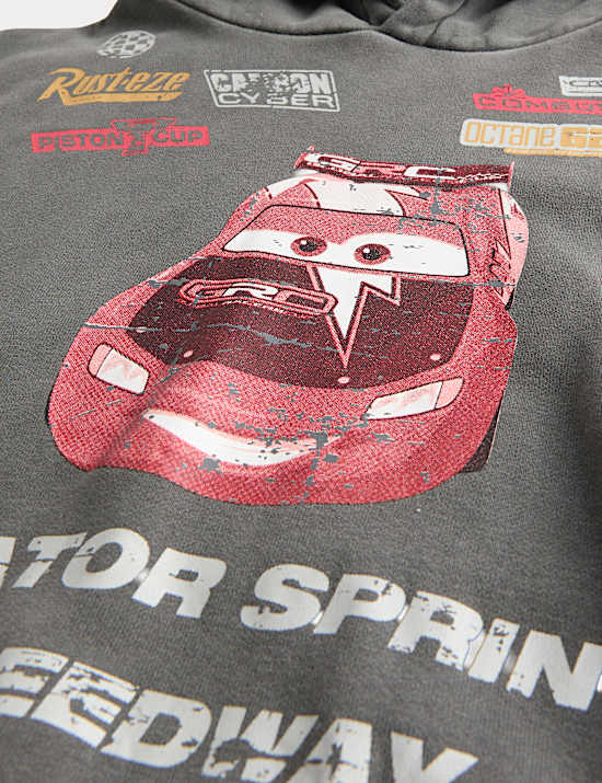 Cotton Rich Disney Cars™ Print Hoodie (3-7 Years)