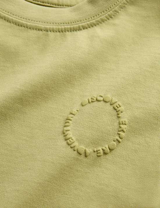 Zuiver katoenen top met lange mouwen (2-8 jaar)