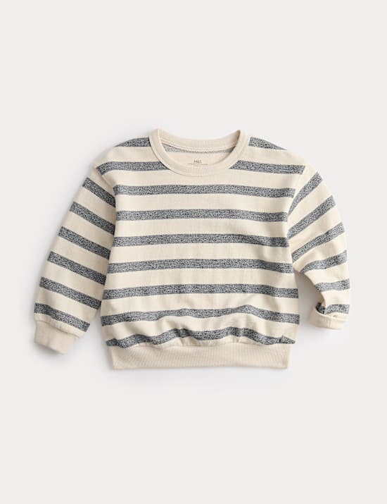 Pure Cotton Heavyweight Striped Top (2-8Yrs)