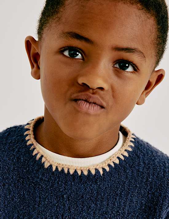 Crew Neck Knitted Jumper (2-10 Yrs)