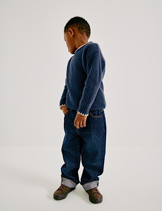 Crew Neck Knitted Jumper (2-10 Yrs)