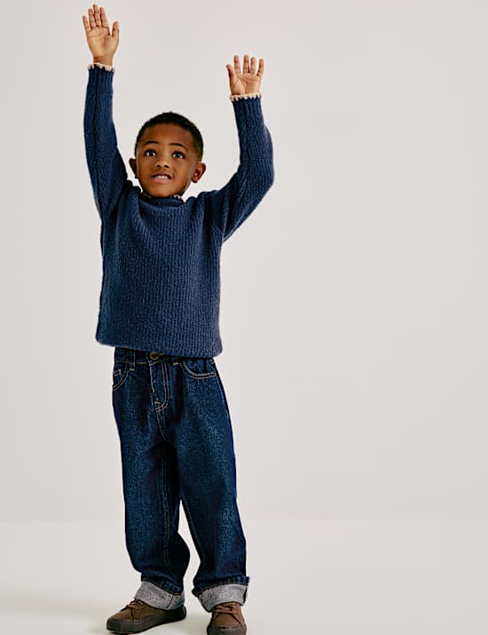 Crew Neck Knitted Jumper (2-10 Yrs)