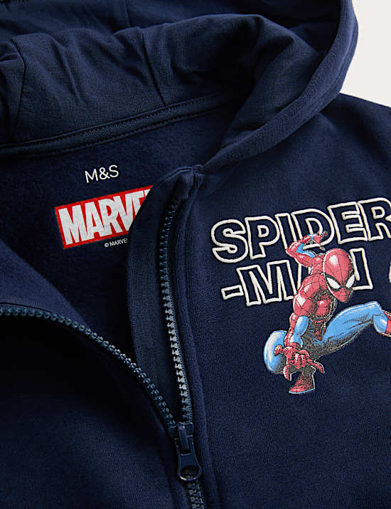 Cotton Rich Spider-Man™ Hoodie (2-8 Yrs)
