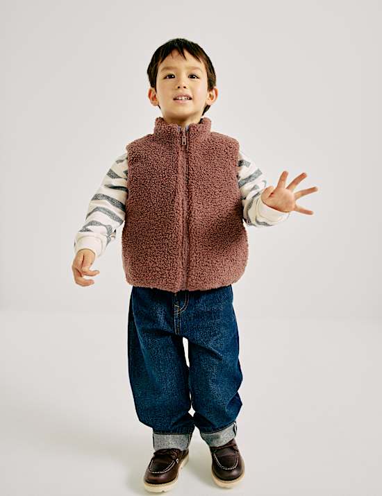 Wattiertes Gilet mit Borgfutter (2&ndash;8 J.)