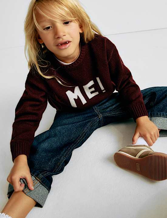 Merino Wool Rich 'Me!' Jumper (2-10 Yrs)