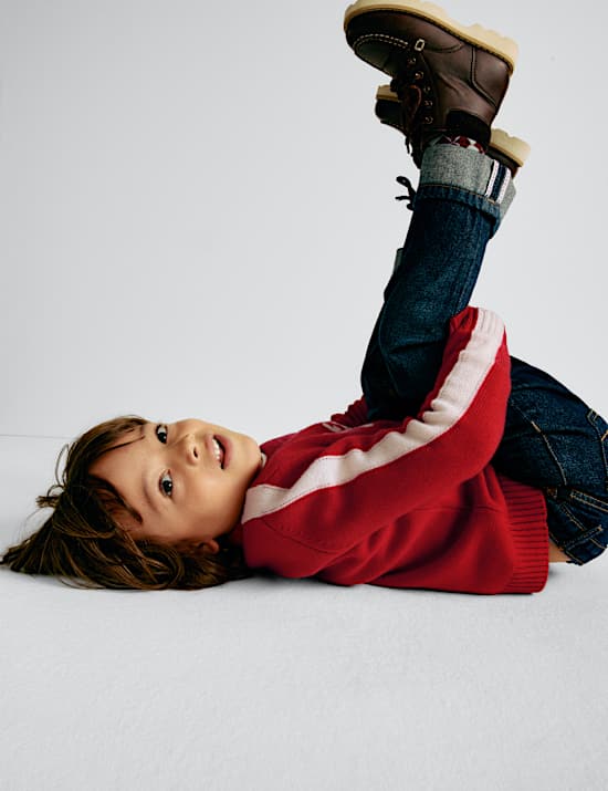 Merino Wool Rich 'Star' Jumper (2-10 Yrs)