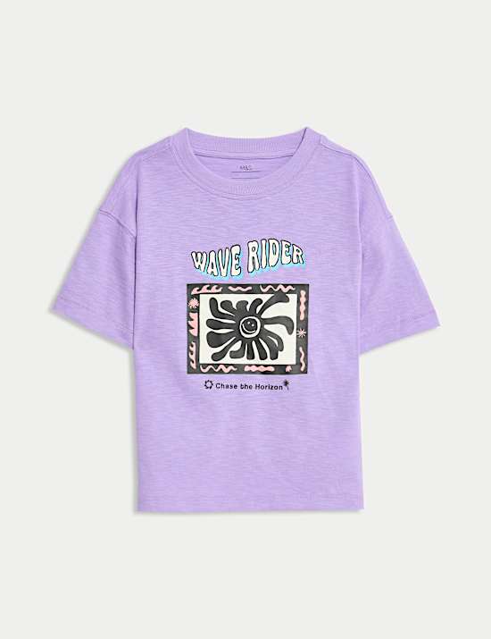 Pure Cotton Graphic T-Shirt (2-16 Yrs)