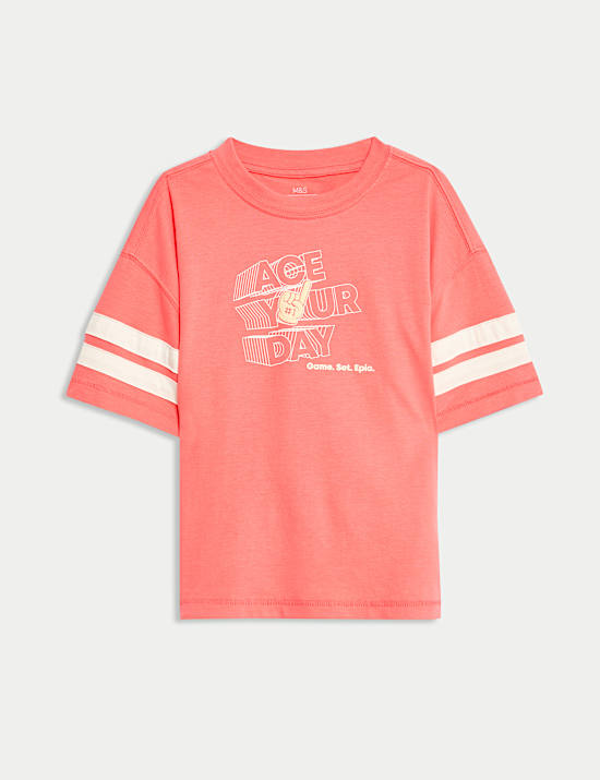 Pure Cotton Graphic T-Shirt (2-8 Yrs)