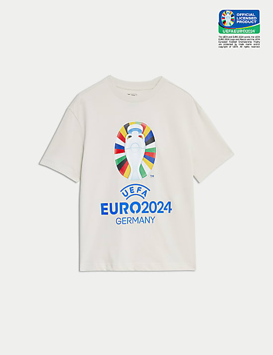 UEFA EURO2024™ Pure Cotton T-Shirt (2-7 Yrs)