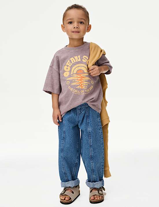 Pure Cotton Graphic T-Shirt (2-16 Yrs)