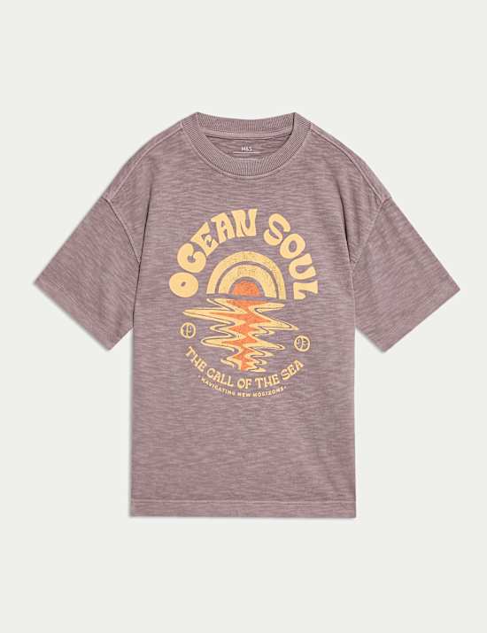 Pure Cotton Graphic T-Shirt (2-16 Yrs)