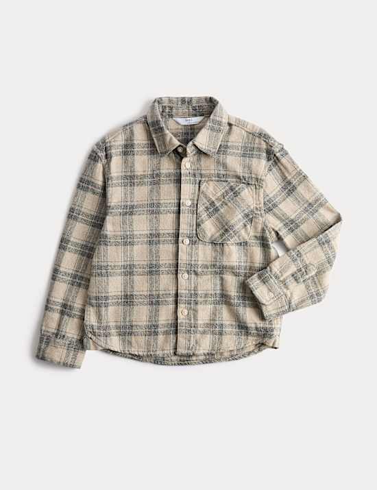 Pure Cotton Checked Shirt (2-8 Yrs)