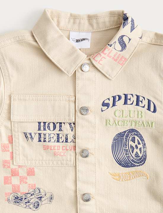 Cotton Rich Hot Wheels&trade; Shacket (2-8 Yrs)
