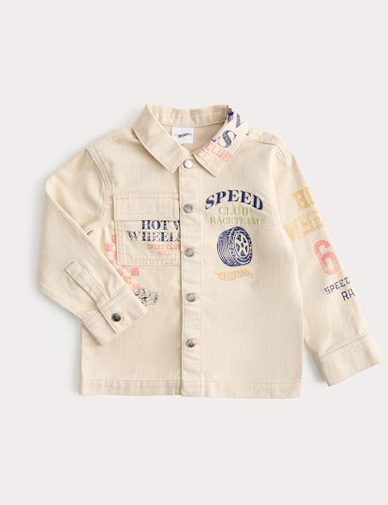 Cotton Rich Hot Wheels&trade; Shacket (2-8 Yrs)