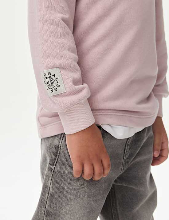 Cotton Rich Slogan Print Top (1-8 Yrs)