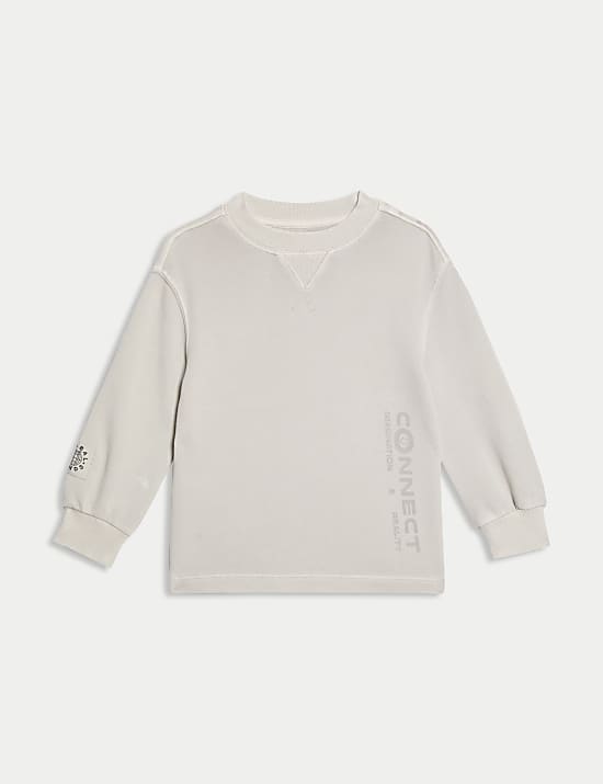 Top en coton avec texte imprim&eacute; (du 1 au 8 ans)