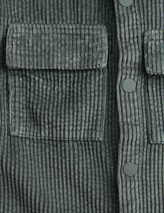 Pure Cotton Corduroy Shirt (2-8 Yrs)