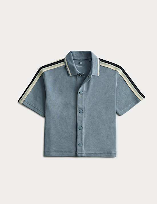 Pure Cotton Taped Shirt (2-8 Yrs)