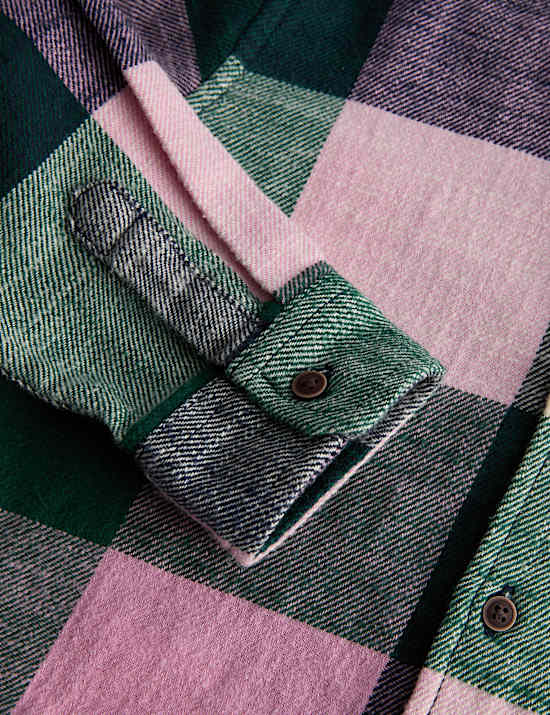 חולצה משובצת מכותנה טהורה (8-2 שנים)