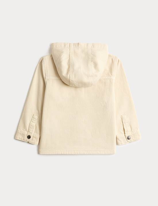Camisa denim con capucha 100 % algod&oacute;n (2-8 a&ntilde;os)