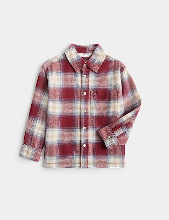 Pure Cotton Checked Shirt
