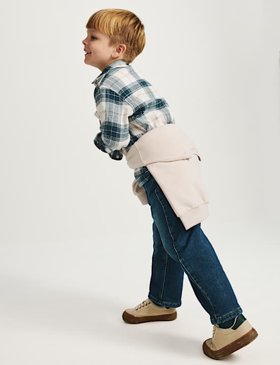 Pure Cotton Checked Shirt (2-8 Yrs)