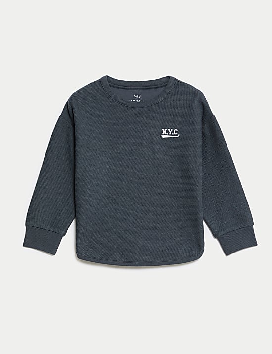 Cotton Rich Textured Top (2-8 Yrs)