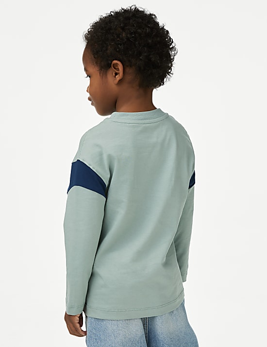 Top 100 % coton &agrave; motif graphique sportif (du 2 au 16 ans)