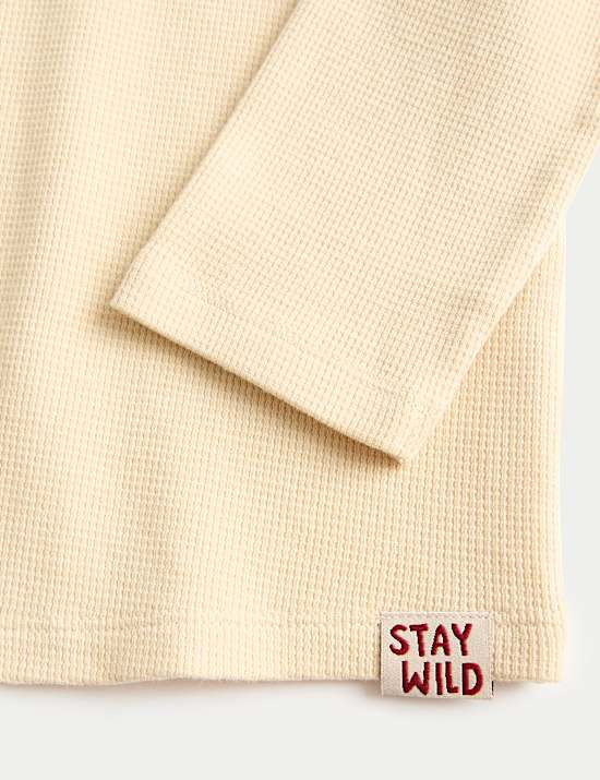 Top 100 % coton gaufr&eacute; (du 1 au 10 ans)