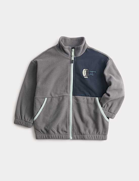 Fleece Unplug and Play Zip Through Jacket (2-8 Yrs)