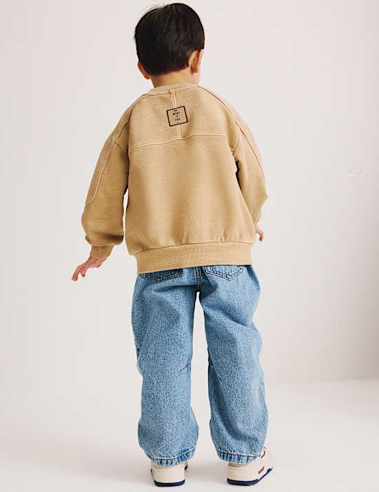 Cotton Rich Badge Sweatshirt (2-8 Yrs)