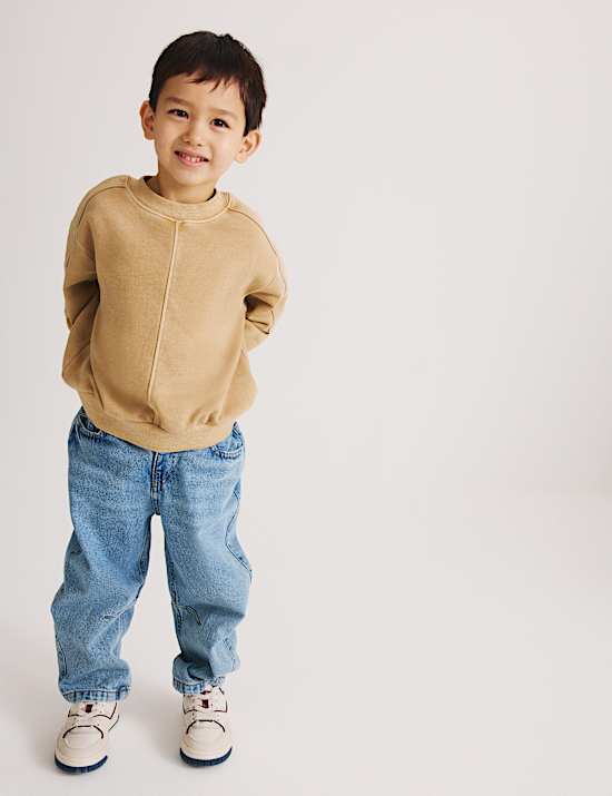 Cotton Rich Badge Sweatshirt (2-8 Yrs)