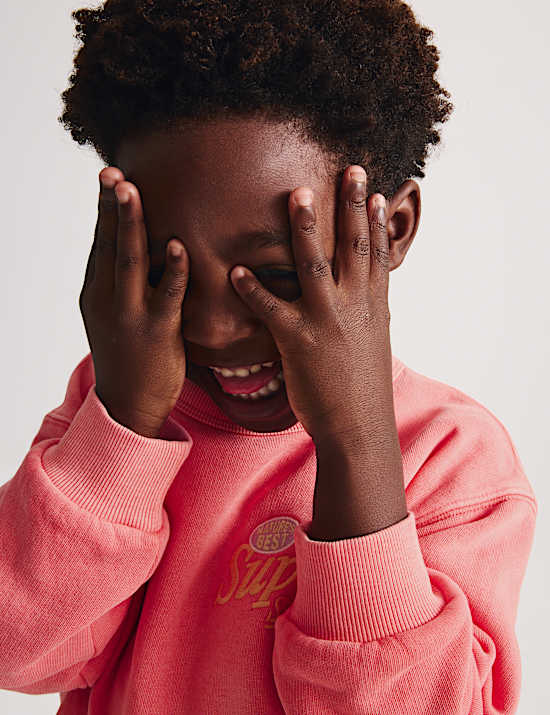 Sweat-shirt en coton &agrave; motif l&eacute;gume (du 1 au 8 ans)