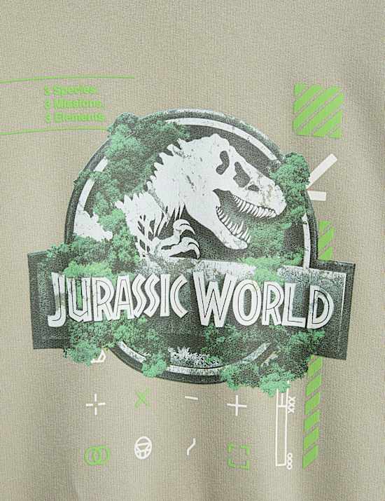 Cotton Rich Jurassic World&trade; Sweatshirt (2-8 Yrs)