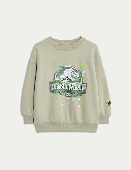 Cotton Rich Jurassic World™ Sweatshirt (2-8 Yrs)