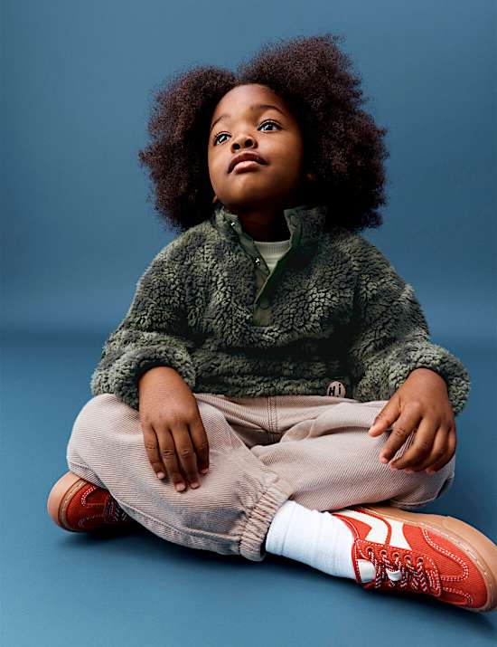 Jacke aus Borg mit Animalprint (2&ndash;8 Jahre)