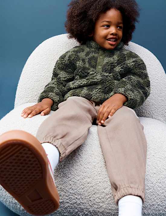 Jacke aus Borg mit Animalprint (2&ndash;8 Jahre)