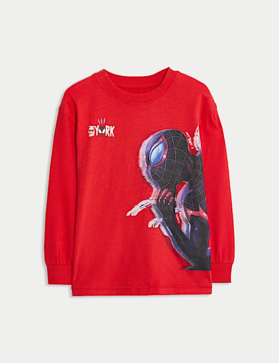 Pure Cotton Spider-Man™ T-Shirt (2-8 Yrs)