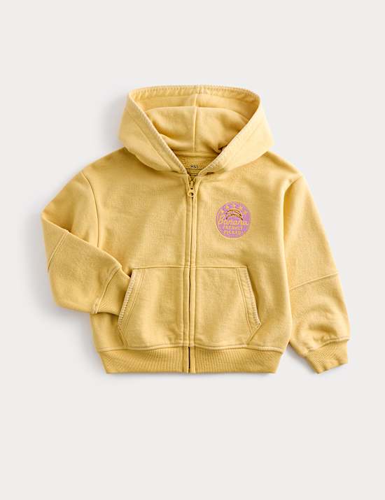 Hoodie mit hohem Baumwollanteil und Rei&szlig;verschluss und Fruchtgrafik (2&ndash;8 Jahre)