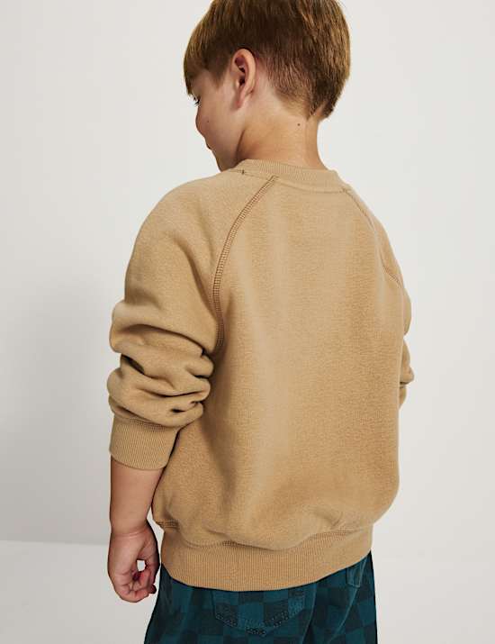Cotton Rich Graphic Sweatshirt (2-8 Yrs)