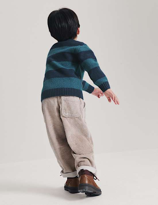 Striped Rugby Knitted Jumper (2-8 Yrs)