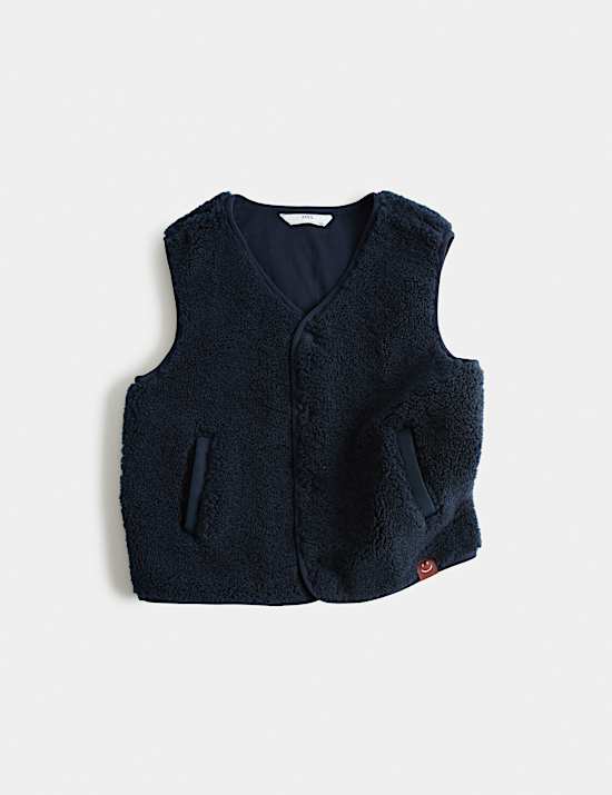 Borg Vest Gilet (2-8 Yrs)