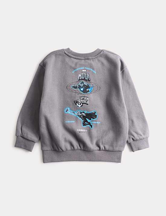 Sweat en coton Rich Avengers™ (du 2 au 8 ans)