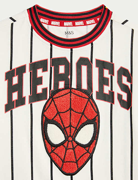 Pure Cotton Spider-Man™ Baseball Shirt (2-8 Yrs)