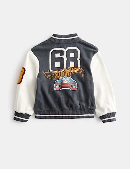 Cotton Rich Hot Wheels™ Bomber Jacket (2-8 Yrs)