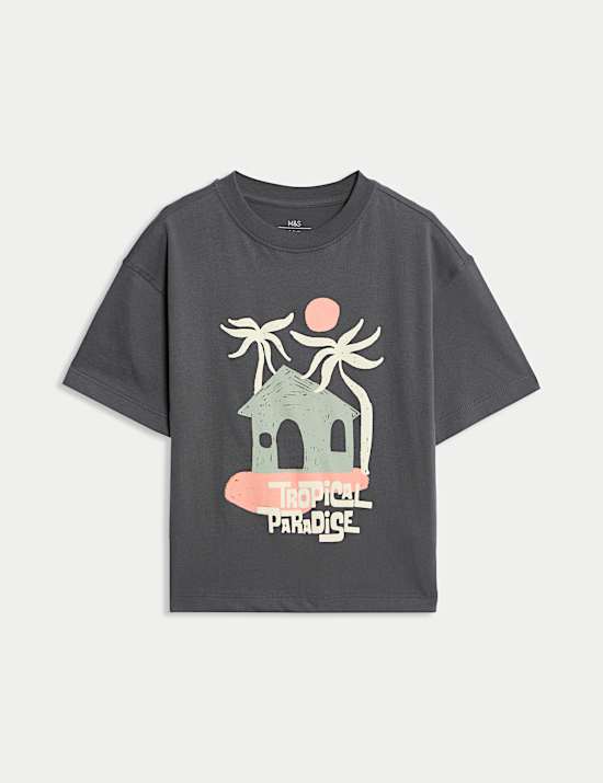 Pure Cotton T-Shirt (2-8 Yrs)